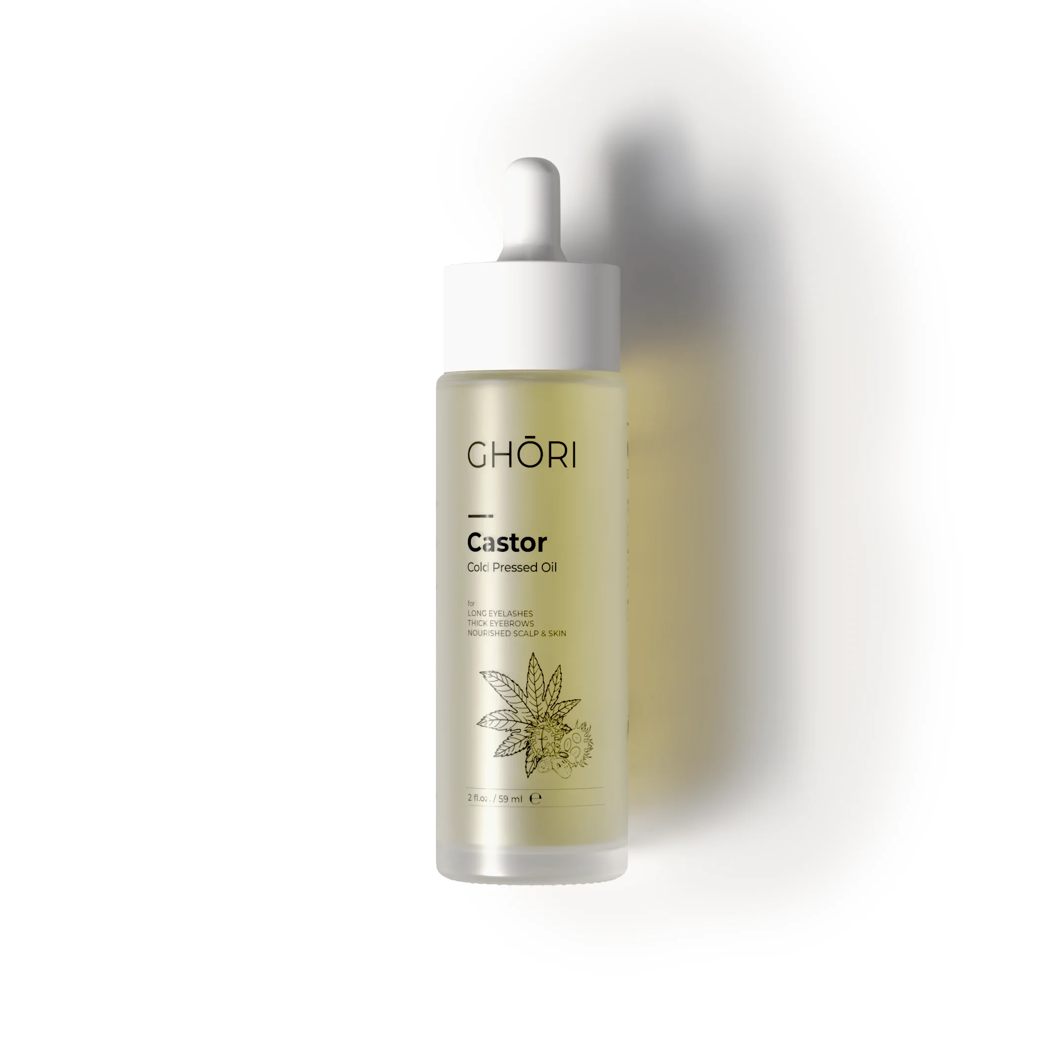 Ghori Premium Cold-Pressed Castor Oil 60 ML